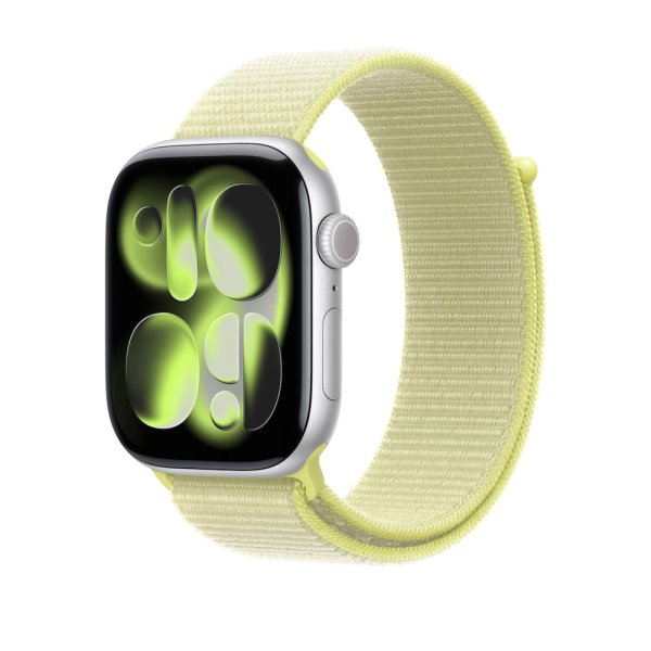 Apple Sport Loop für Apple Watch 46mm, Neongelb, One Size (145-220 mm Umfang)