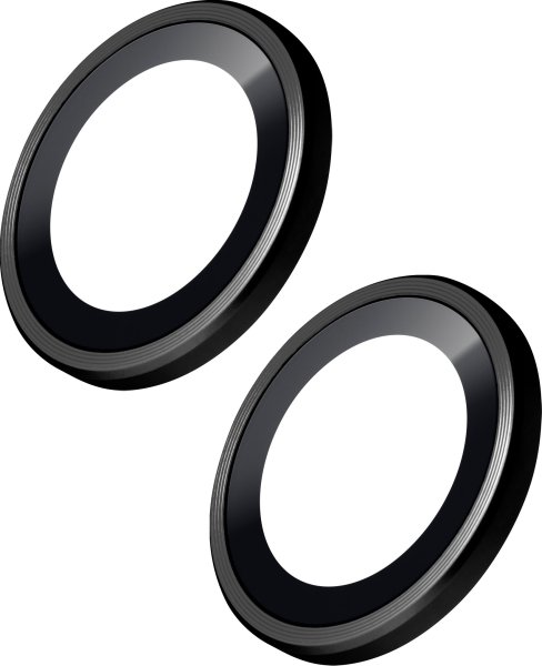LAUT Ring Kamera Schutzglas für Apple iPhone 15 / 15 Plus, Schwarz