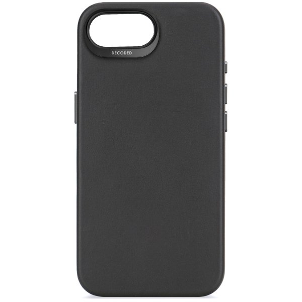 Decoded Leder Case für Apple iPhone 16e, Schwarz