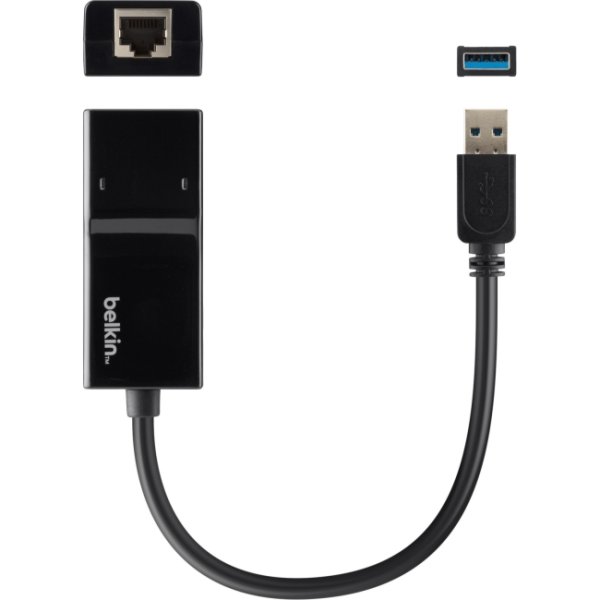 Belkin USB 3.0 Gigabit Ethernet Adapter 10/100/1000Mbps