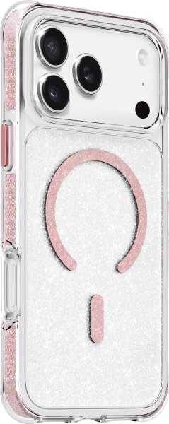 LAUT Aero Sparkle Case für Apple iPhone 17 Pro, Pink
