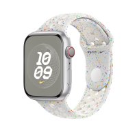 Apple Nike Sportarmband für Apple Watch 45 mm Pure Platinum
