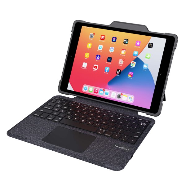 DEQSTER Rugged Keyboard Folio für iPad 10.2" (7./8./9. Gen.)