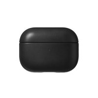 Nomad Modern Leder Case für Airpods Pro (2. Gen) Schwarz