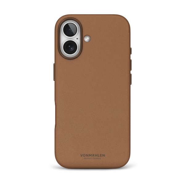 Vonmählen Vegan Leder Case für Apple iPhone 17, Braun