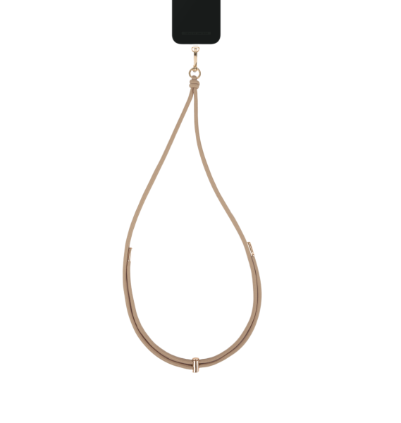Ideal of Sweden Cord Phone Strap Beige