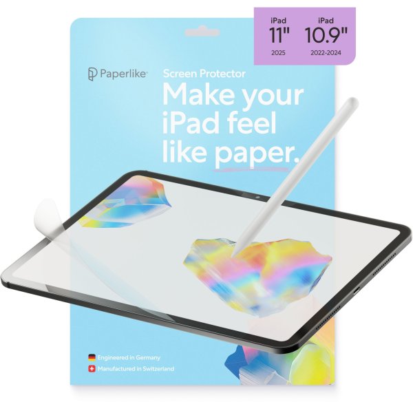 Paperlike 3 Displayschutzfolie für Apple iPad 11" (A16) / iPad 10,9" (10. Gen), 2er Pack