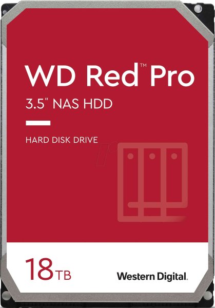 Western Digital WD Red Pro NAS Hard Drive, Interne Festplatte 3,5", 18TB