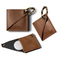 LAUT Prestige Case für Apple AirTag Braun