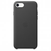 Apple Leder Case für iPhone SE (2. Gen.) Schwarz