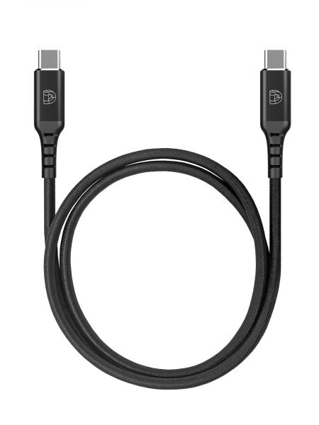 DEQSTER Ladekabel USB-C auf USB-C, Black (EDU Verpackung)