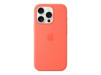 Apple iPhone 16 Pro Silikon Case mit MagSafe Mandarine
