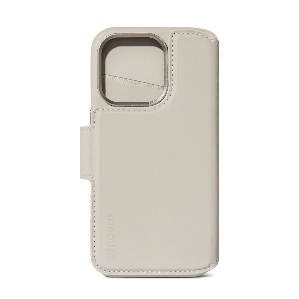 Decoded Leder Wallet mit MagSafe für Apple iPhone 15 Pro Max, Ton