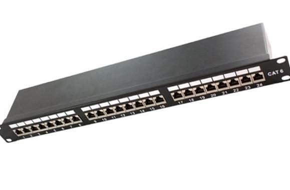 Dinic Patchpanel Cat.6/5e 24-Port STP