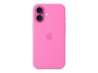 Apple iPhone 16 Silikon Case mit MagSafe Pfingstrose