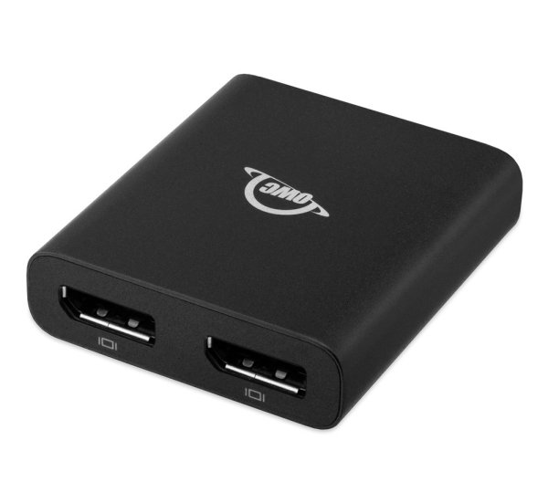 OWC Thunderbolt Dual DisplayPort Adapter, USB-C, Schwarz