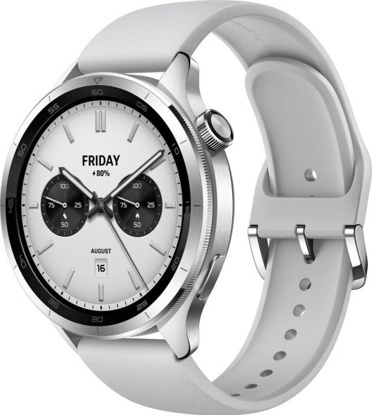 Xiaomi Watch S4, GPS, Silber