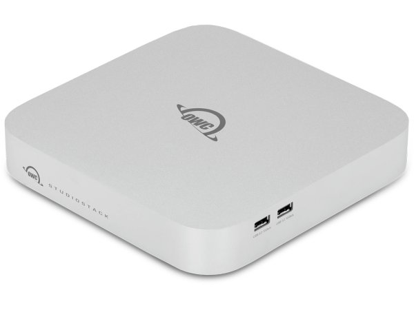 OWC Studio Stack Thunderbolt 5, Stapelbares Erweiterungsgehäuse, Weiß