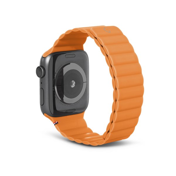 Decoded magnetisches Armband aus Silikon für Apple Watch 38/40/41mm, Orange