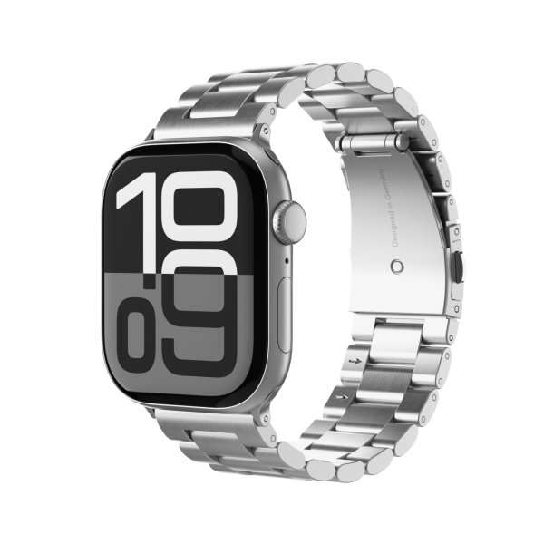 Vonmählen Link Band 2 für Apple Watch 42 (Series 1/2/3)/44/45/46/49mm, Silber