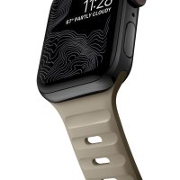 Nomad Sportarmband für Apple Watch Beige