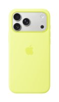 Apple iPhone 17 Pro Max Silikon Case mit MagSafe Neongelb
