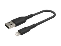 Belkin USB-A auf Lightning Kabel geflochten Schwarz