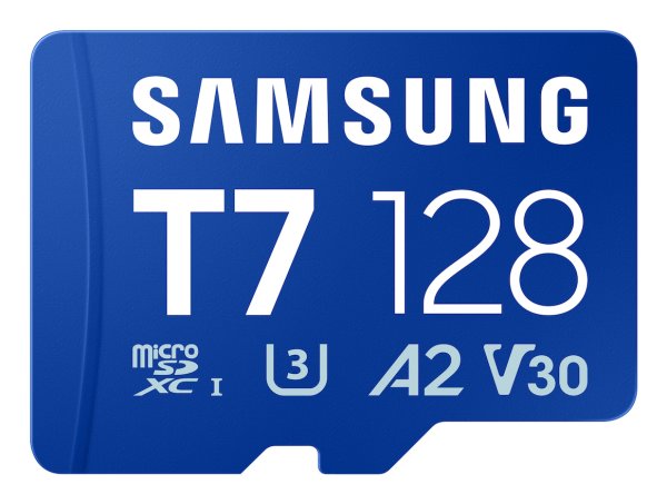 Samsung T7 microSD Speicherkarte, 128GB, Blau