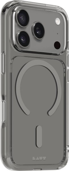 LAUT Crystal Fluro Case für Apple iPhone 17 Pro, Grau
