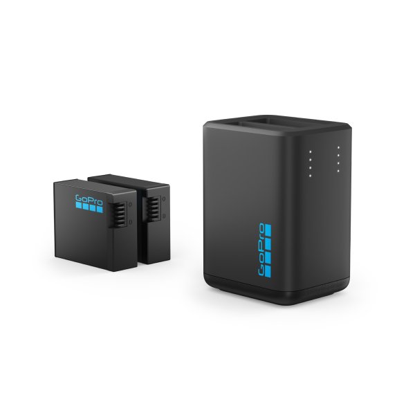 GoPro Dual Batterieladegerät + Batterie für HERO13 Black Kamera, Schwarz