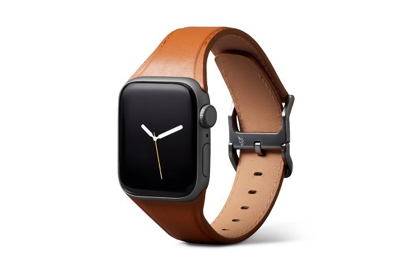 Bellroy Classic Leder Armband für Apple Watch 38/40/41/42mm (Series 10), Braun