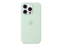 Apple iPhone 16 Pro Silikon Case mit MagSafe Aquamarin