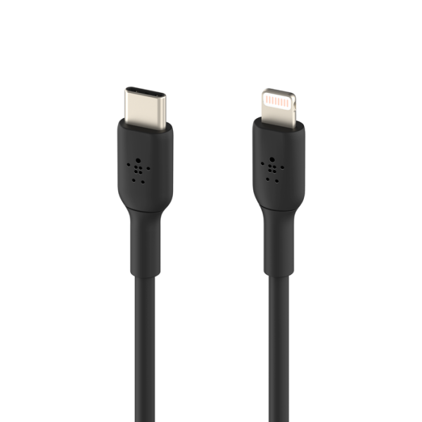 Belkin BOOST CHARGE - Lightning-Kabel - 24 pin USB-C männlich zu Lightning männlich - 2 m - Schwarz 