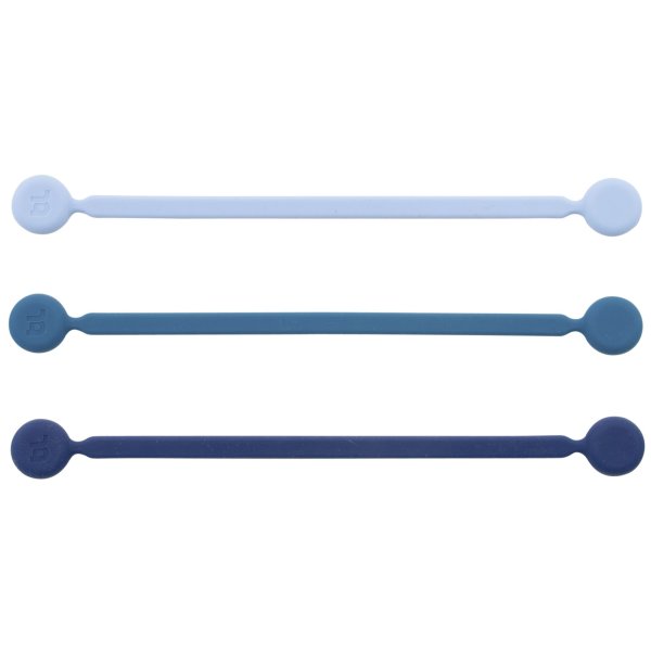 bluelounge MagWrap, Silikon Kabelbinder, Größe L, 3er-Pack
