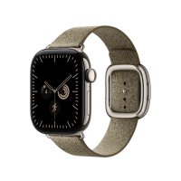 Apple Armband mit moderner Schließe Salbei