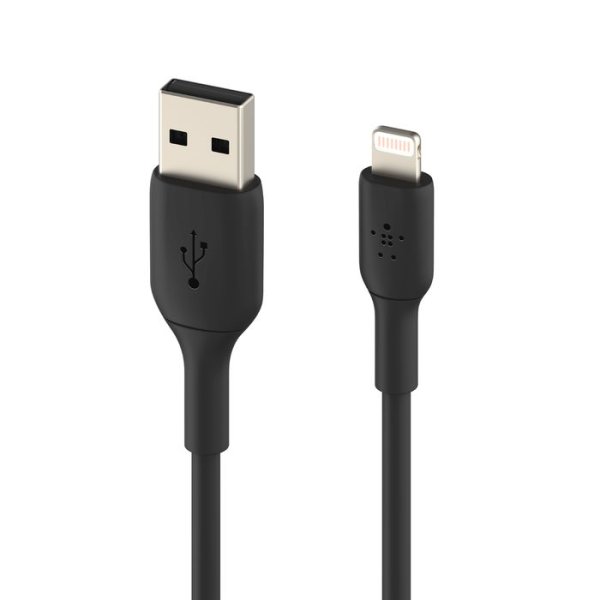 Belkin USB-A auf Lightning Kabel, 0,15m, Schwarz
