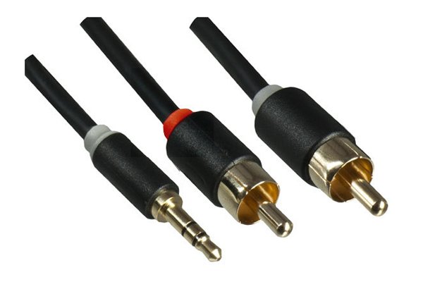 Dinic Kabel Klinke St. auf 2x Cinch