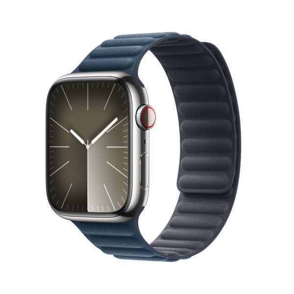 Apple Armband mit Magnetverschluss für Apple Watch 45 mm, Pazifikblau, M/L (140-180 mm Umfang)