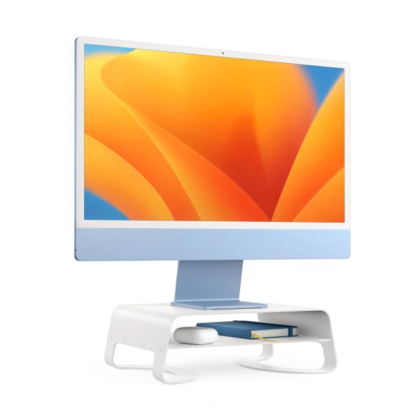 Twelve South Curve Riser, Ständer für iMac / Monitor, Weiß