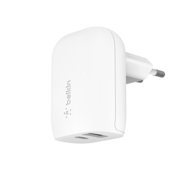 Belkin Power Adapter, 37W, 1x USB-C,/1x USB-A Weiß