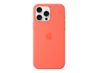 Apple iPhone 16 Pro Max Silikon Case mit MagSafe Mandarine