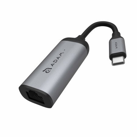 ADAM elements USB-C auf Ethernet Adapter (1 Gbit), Grau