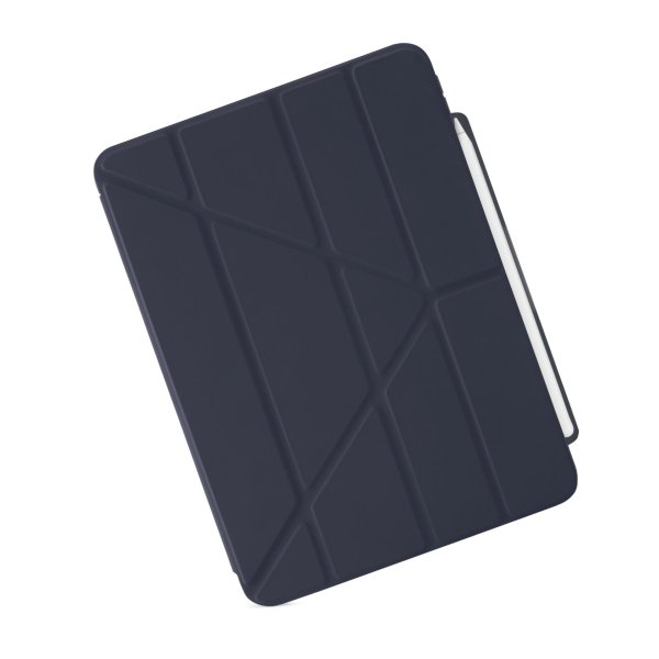 Pipetto Origami No3 Pencil  Case für Apple iPad Air 11" (M2/M3) / iPad Air 10,9" (4./5. Gen), Dunkel