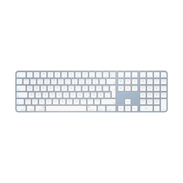 Apple Magic Keyboard mit Touch ID und Ziffernblock für Mac mit Apple Chip, Deutsch, Blau