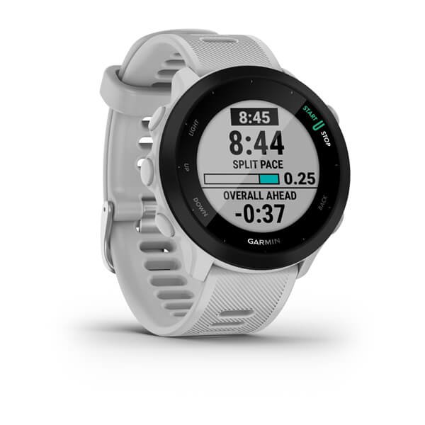 Garmin Forerunner 55, GPS Laufuhr, Weiß