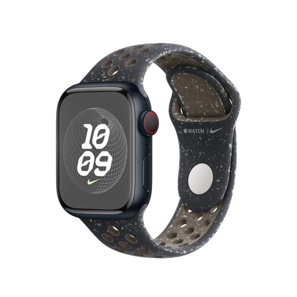 Apple Nike Sportarmband für Apple Watch 41 mm, Midnight Sky, S/M (130-180 mm Umfang)