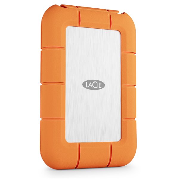 LaCie Rugged SSD4, externe Festplatte, 1TB, USB-C (3.1 Gen2), Orange