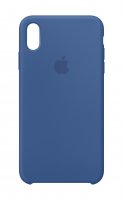 Apple iPhone XS Max Silikon Case Delftblau