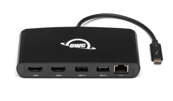 OWC Thunderbolt 3 mini Dockingstation (5 in 1), Schwarz