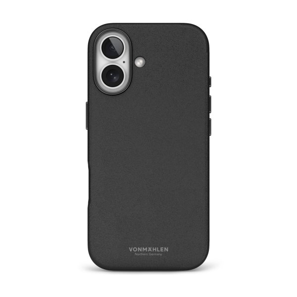 Vonmählen Vegan Leder Case für Apple iPhone 17, Schwarz